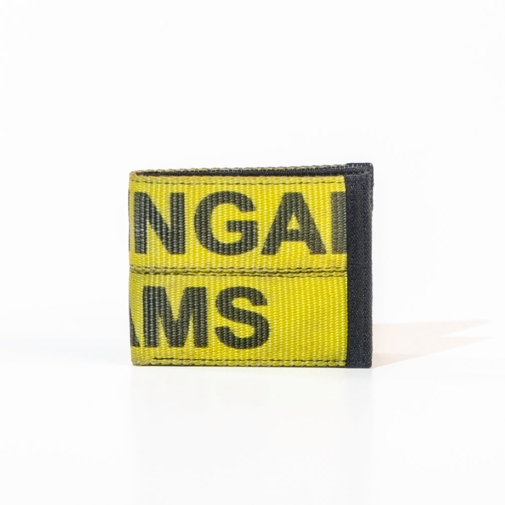Zip Wallet In Yellow Singapore Gargo Belts