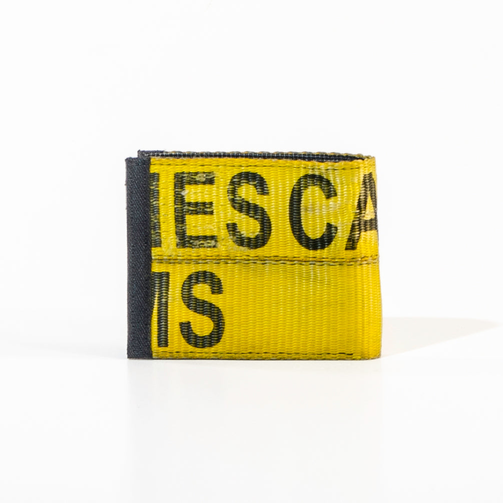 Zip Wallet In Yellow Singapore Gargo Belts