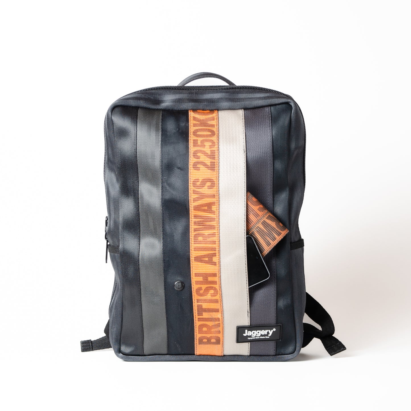 Frontpack In Orange Cargo & Car Seat Belts