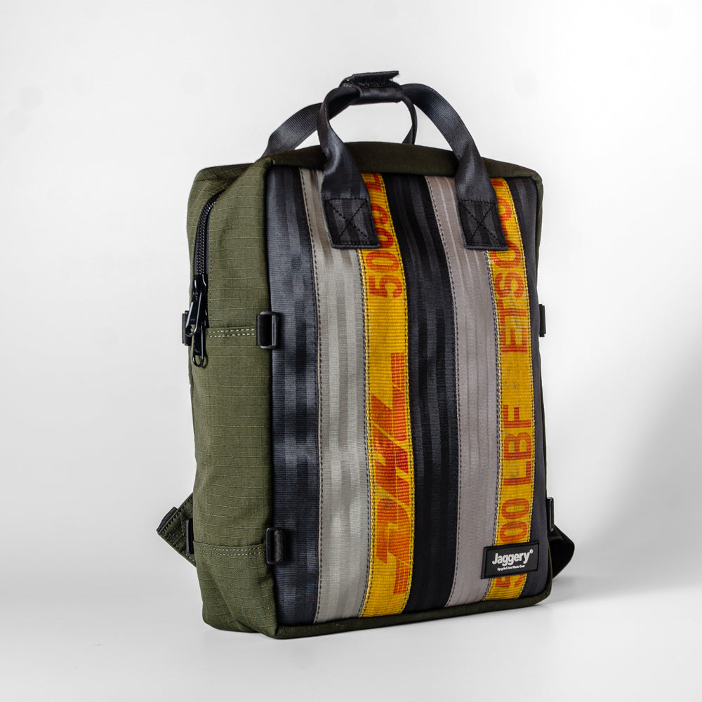 Arrive Backpack In Yellow/Red Cargo & Other Belts With Og Canvas