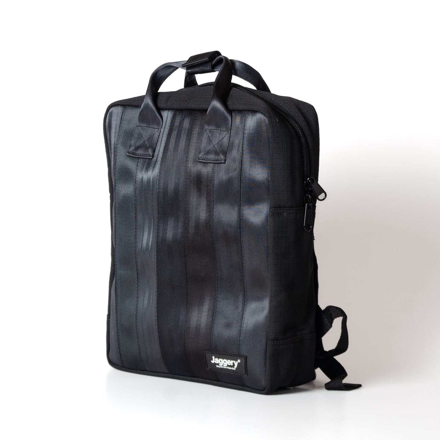 Arrive Backpack In Seat Belts & Black Canvas