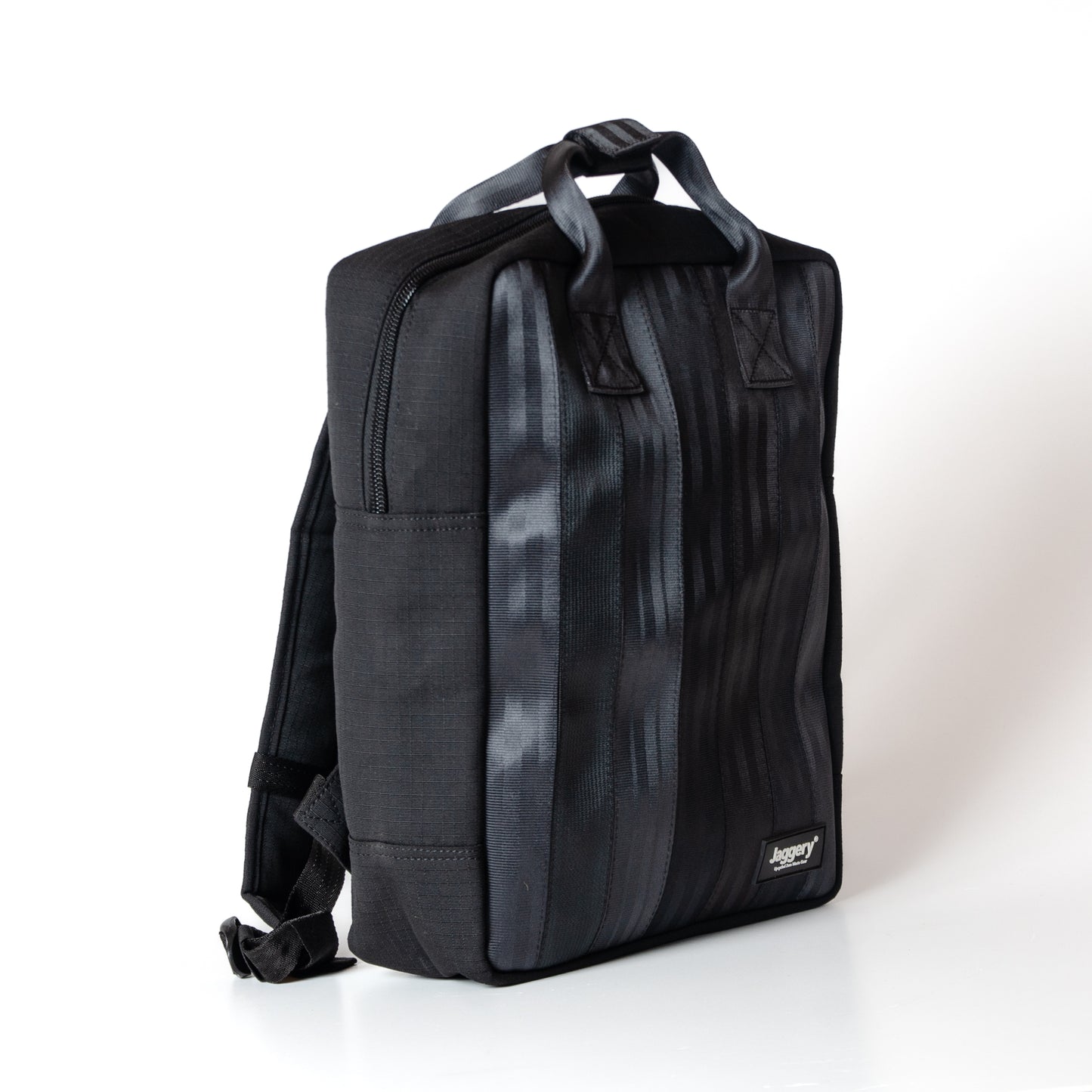 Arrive Backpack In Seat Belts & Black Canvas