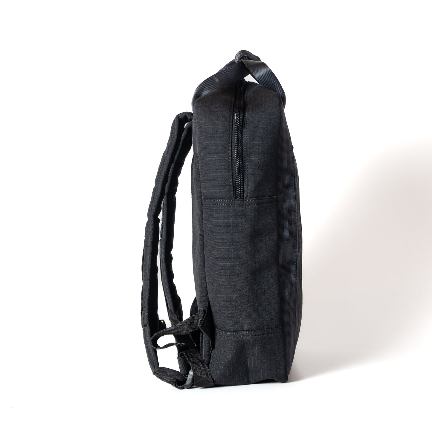 Arrive Backpack In Seat Belts & Black Canvas