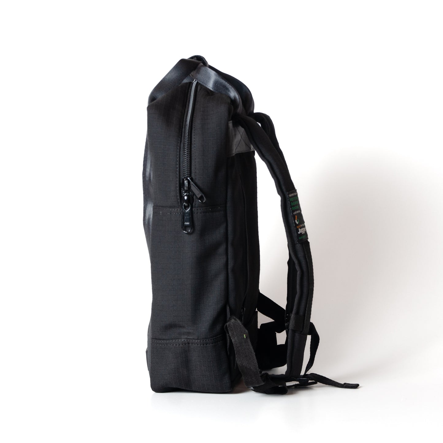 Arrive Backpack In Seat Belts & Black Canvas