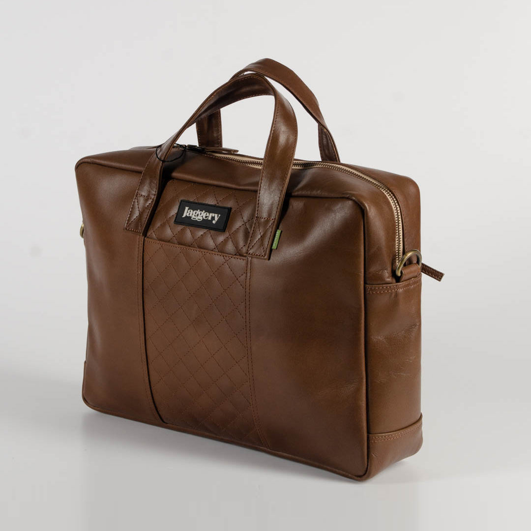 Cofounder’s Brief In Salvaged Leather