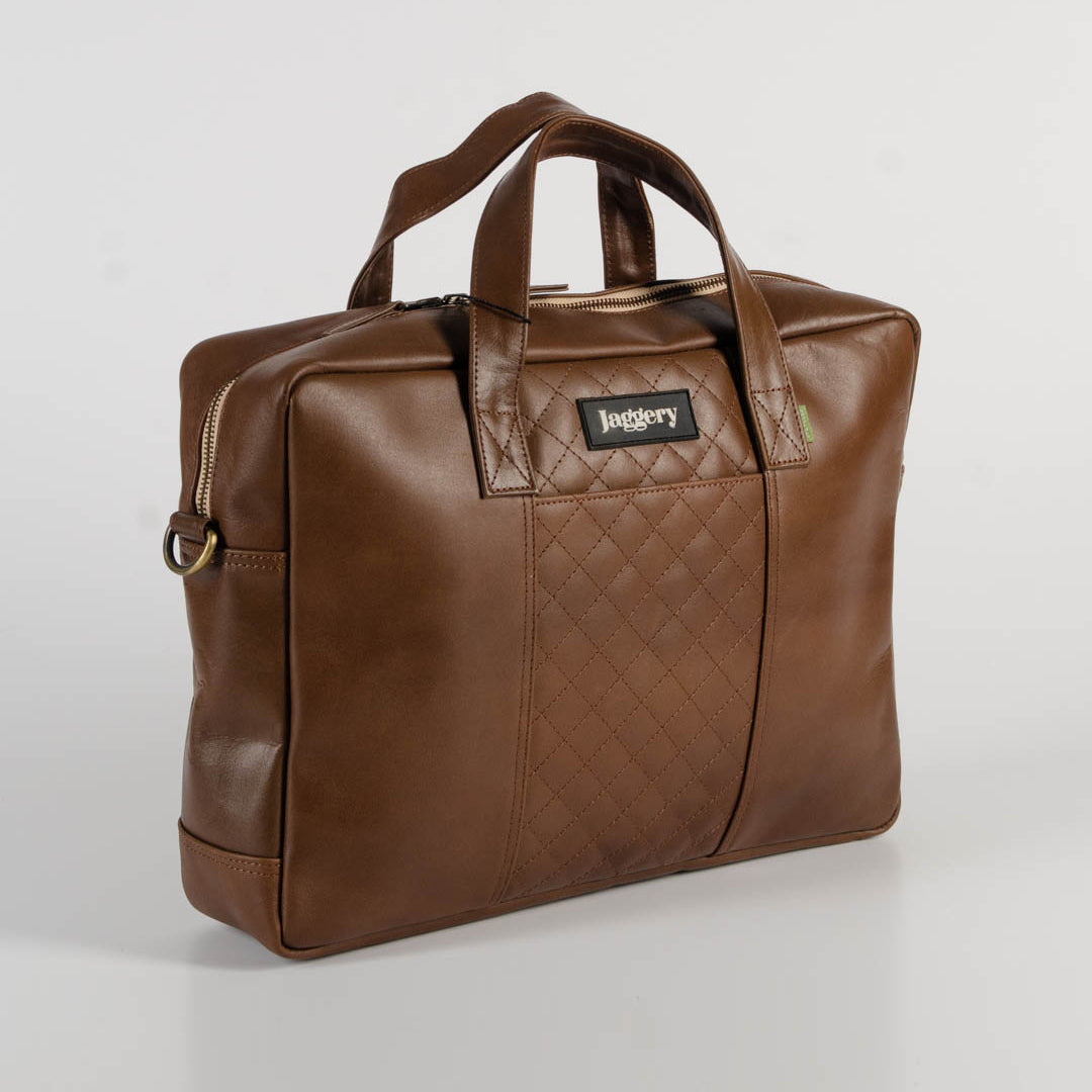 Cofounder’s Brief In Salvaged Leather