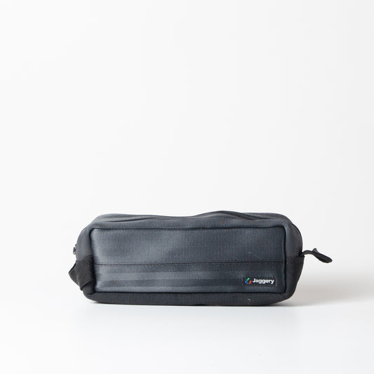 Dopp Kit In In Seat Belts & Black Canvas