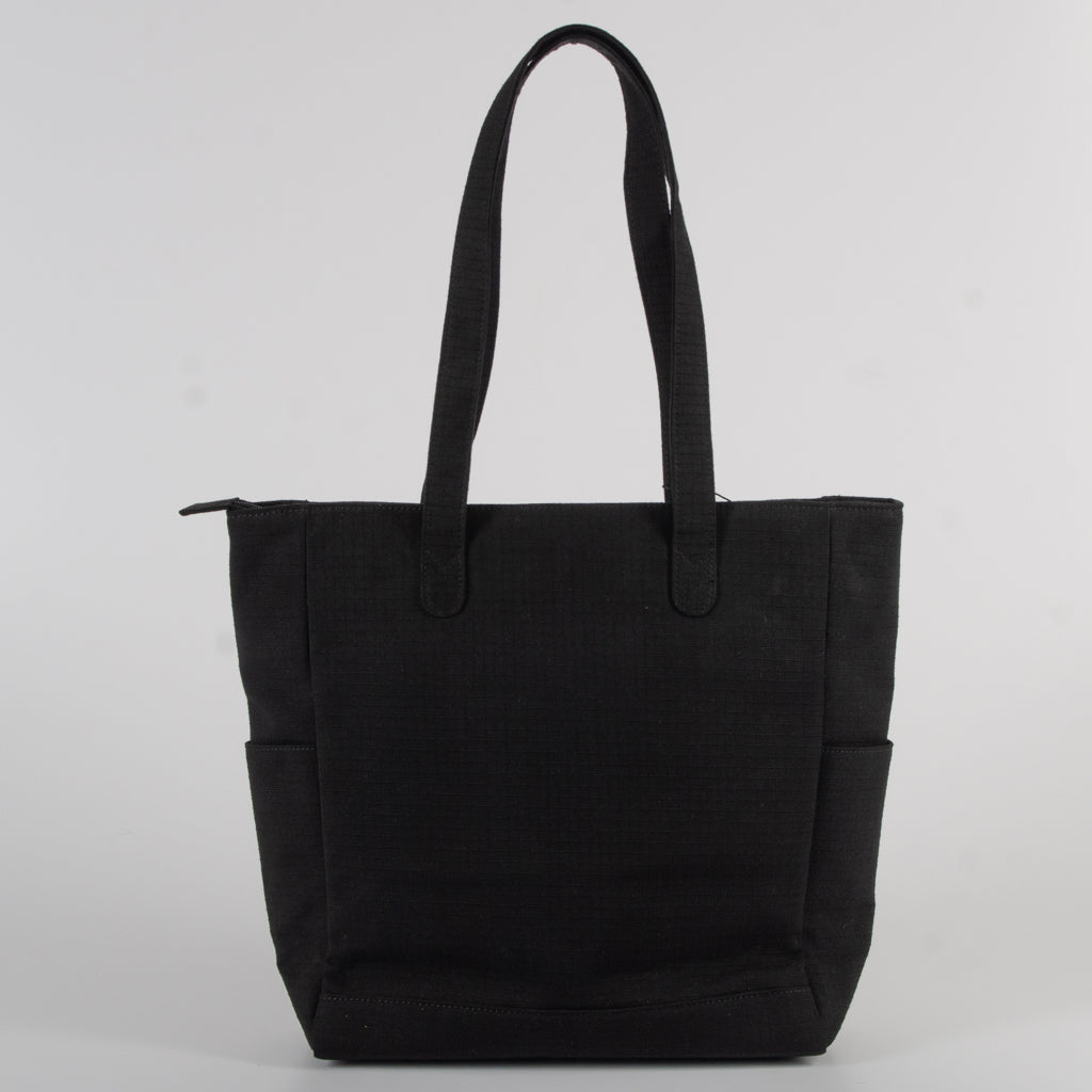 MARLINI TOTE IN AIR FRANCE CARGO AND OTHERS & BLACK CANVAS