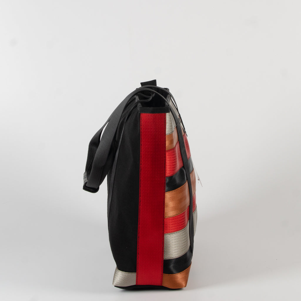 Festival Tote Bag In Multicolored Belts