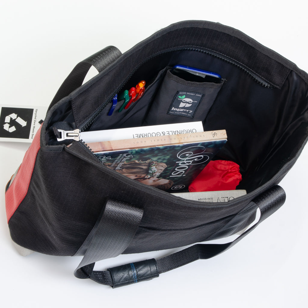 Festival Tote Bag In Multicolored Belts