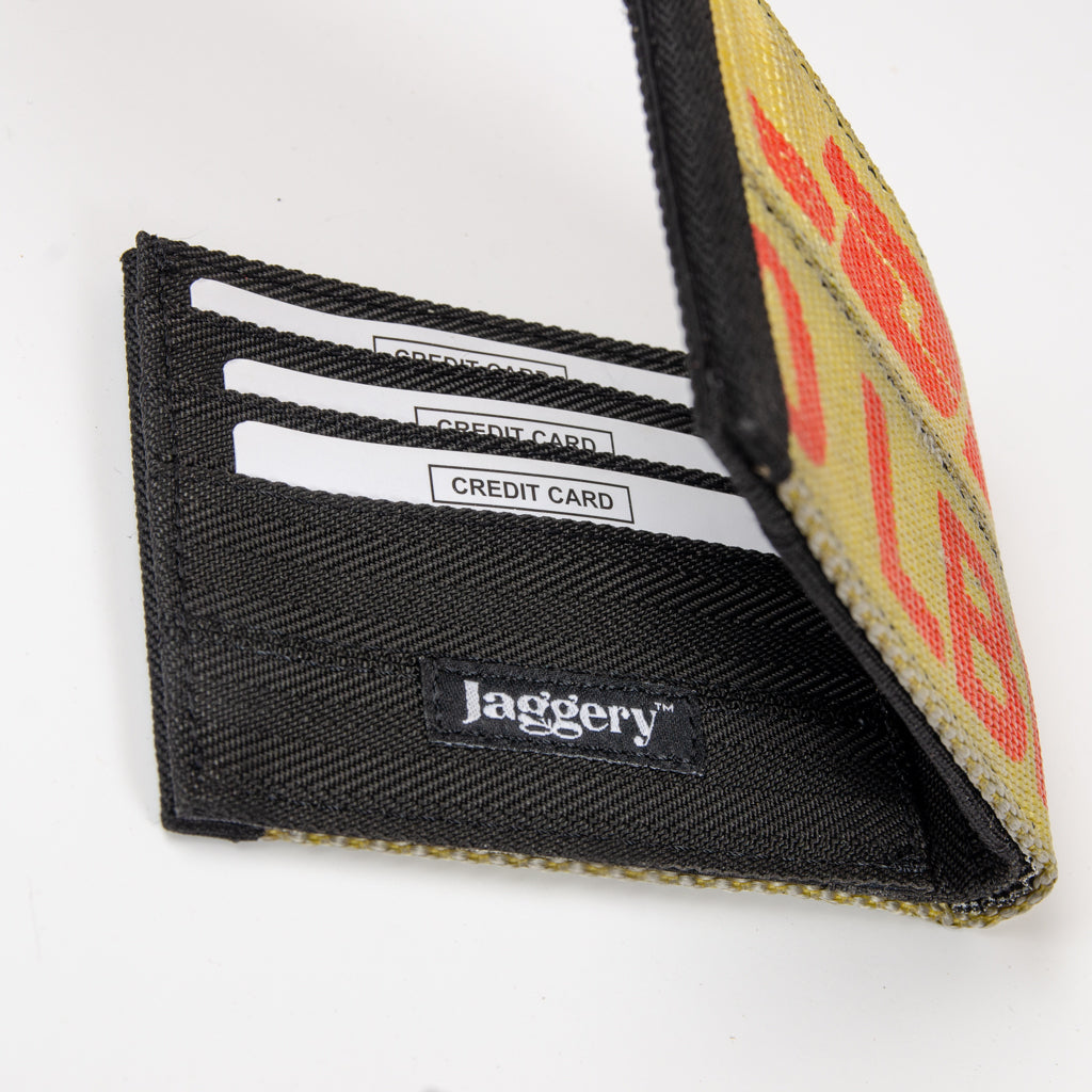 Zip Wallet In Yellow Dhl Gargo Belts