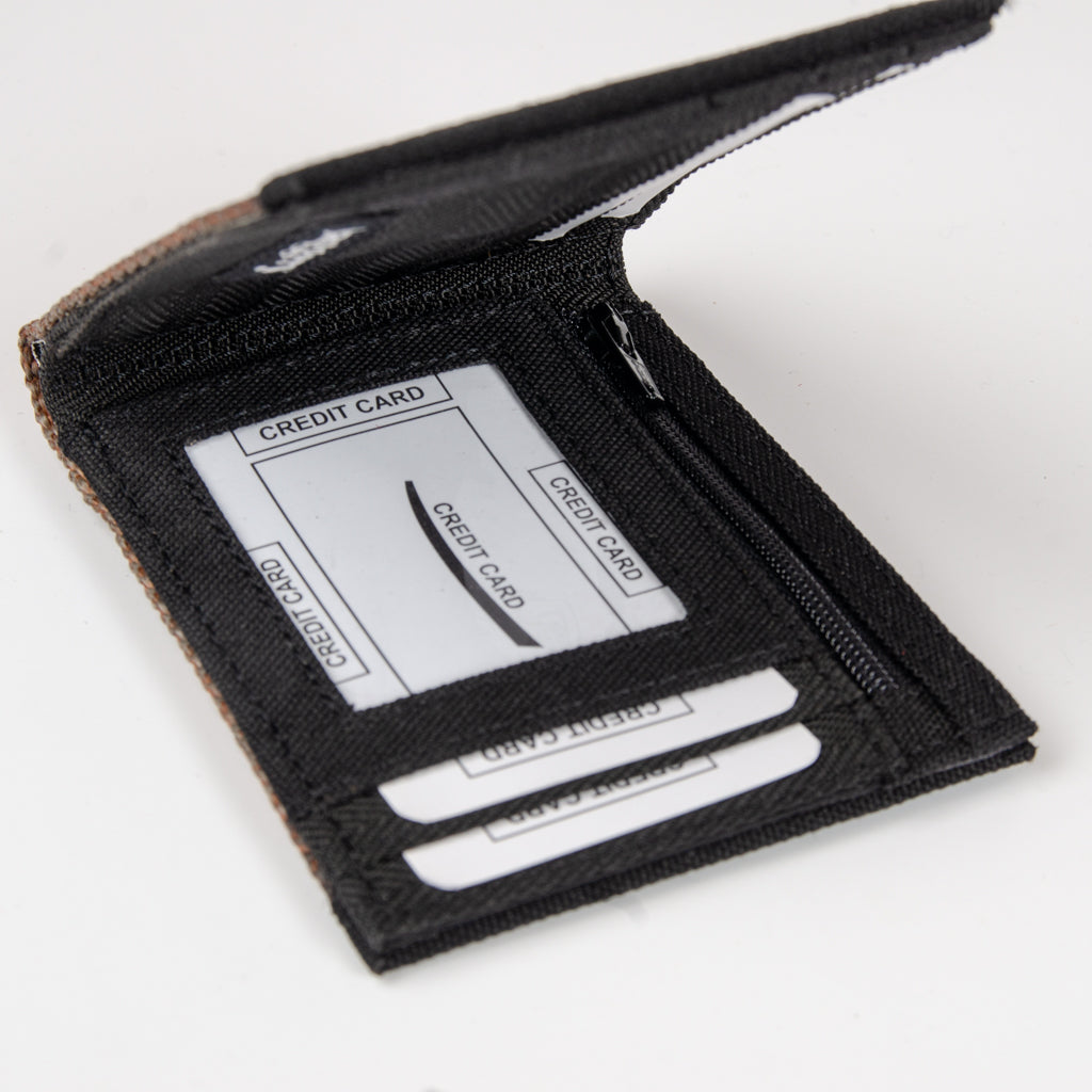 Zip Wallet In Orange British Gargo Belts