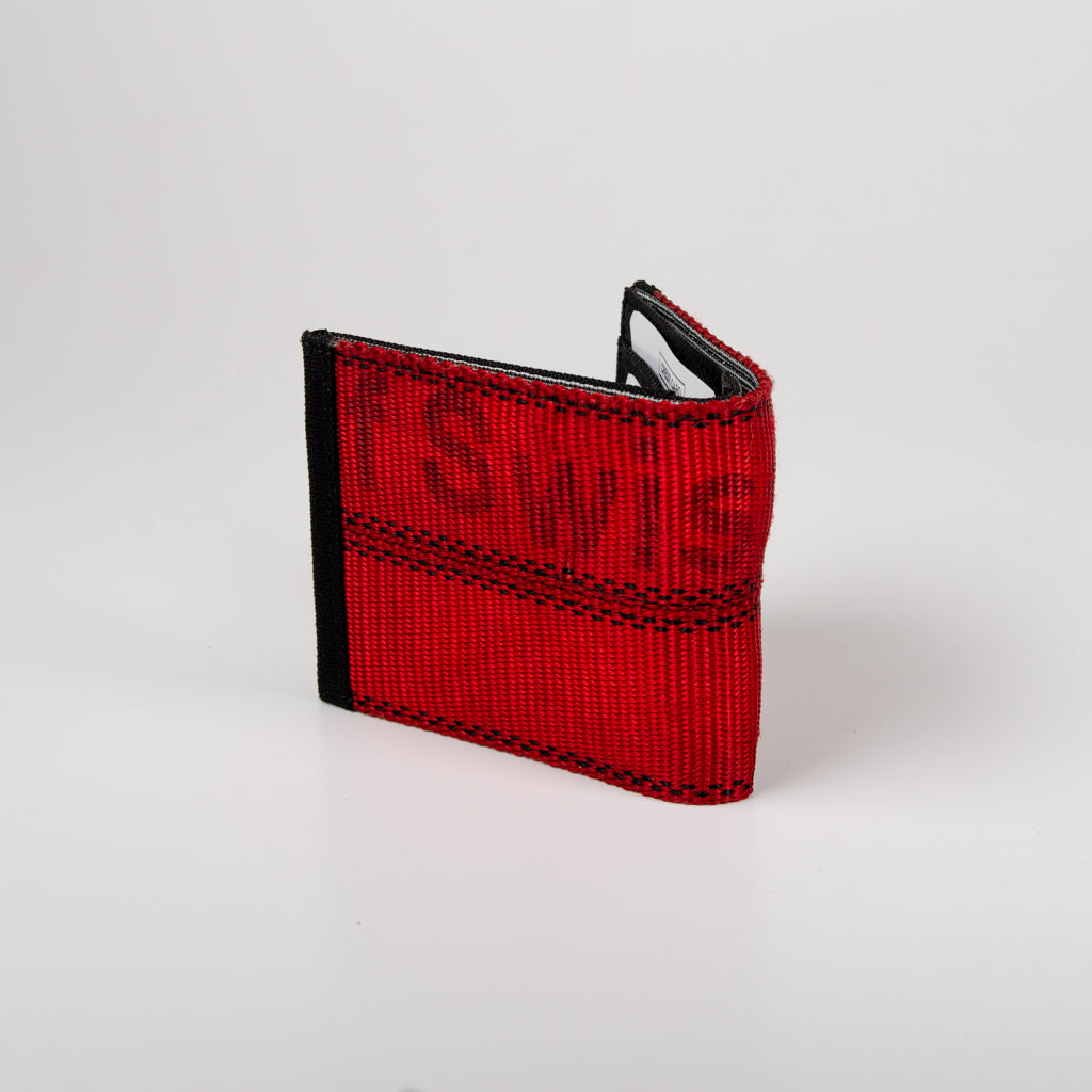 Zip Wallet In Red Swiss Gargo Belts