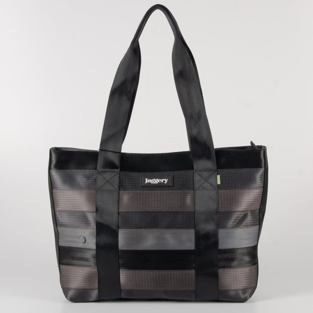 Festival Tote In All Black Seat Belts