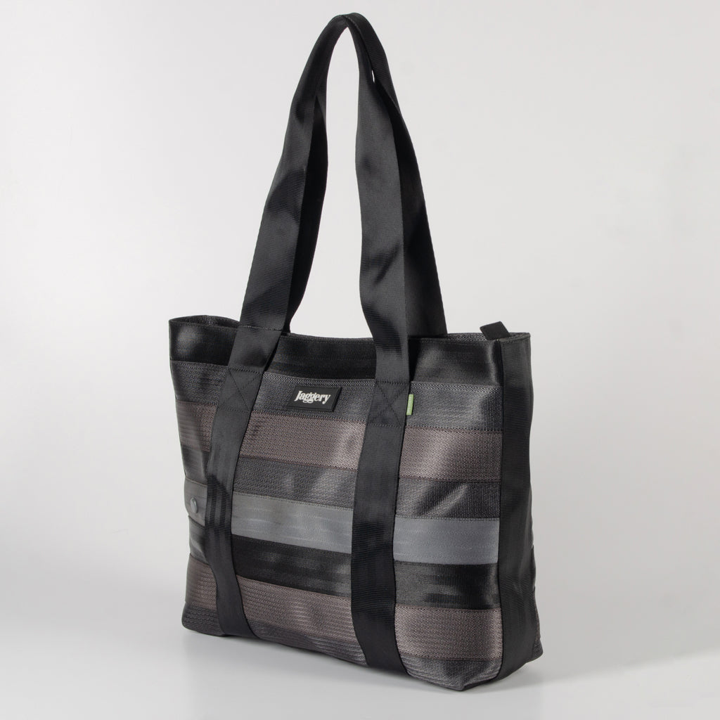 Festival Tote In All Black Seat Belts