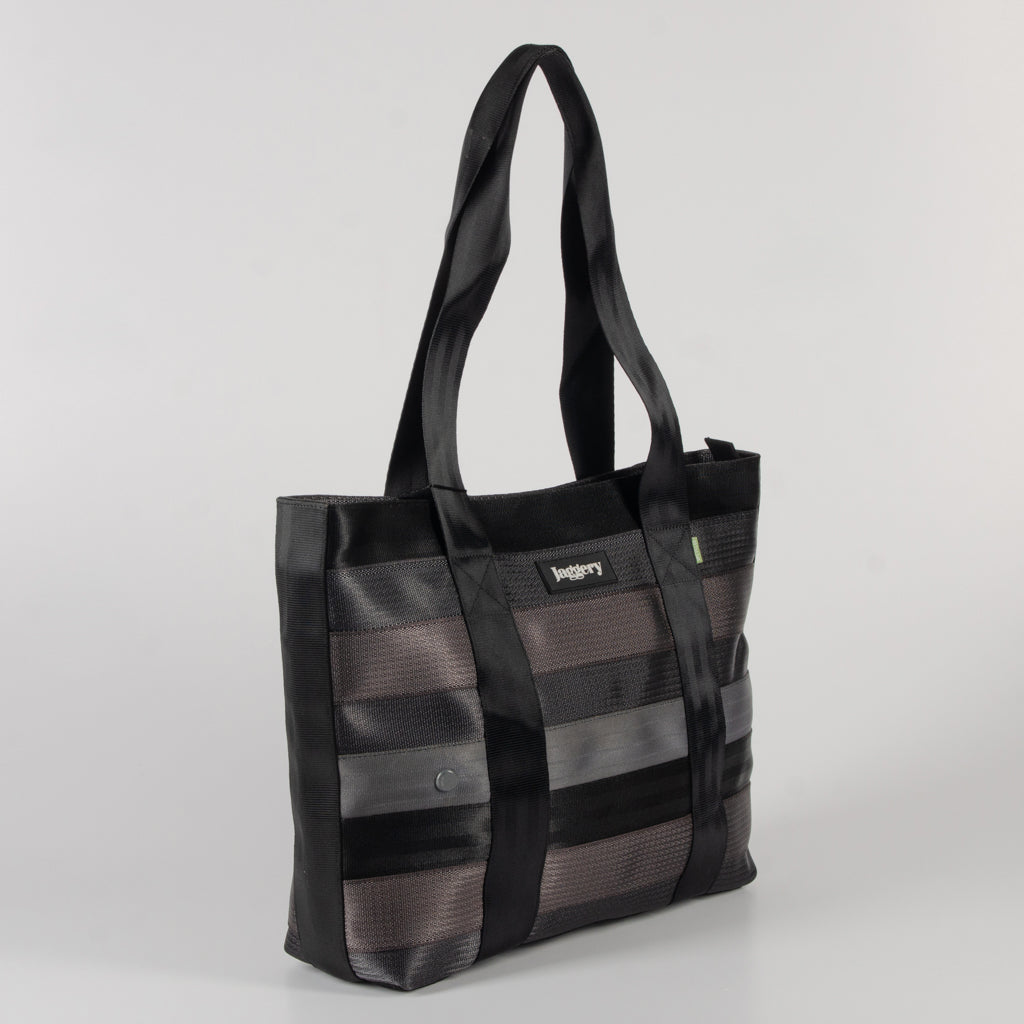 Festival Tote In All Black Seat Belts