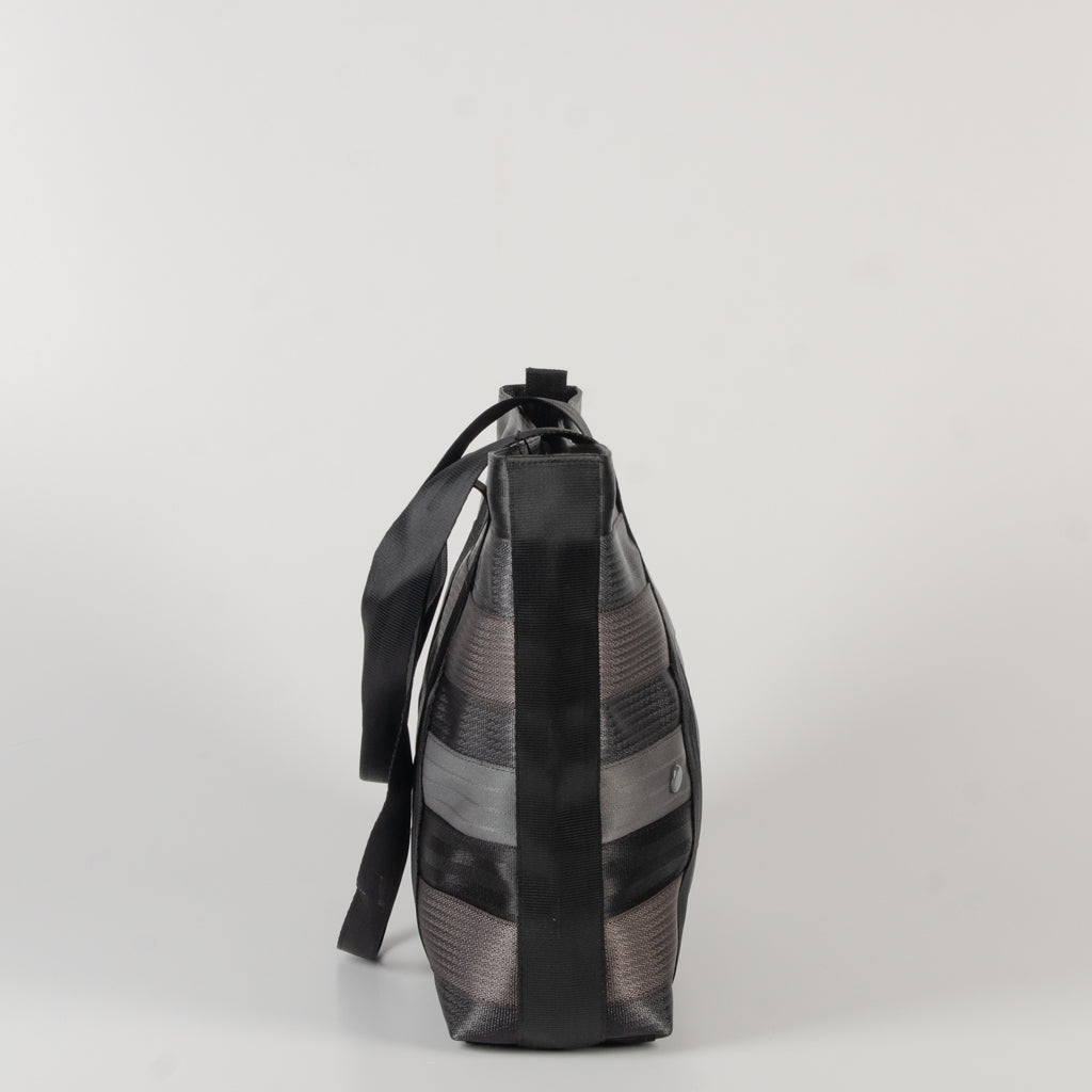 Festival Tote In All Black Seat Belts