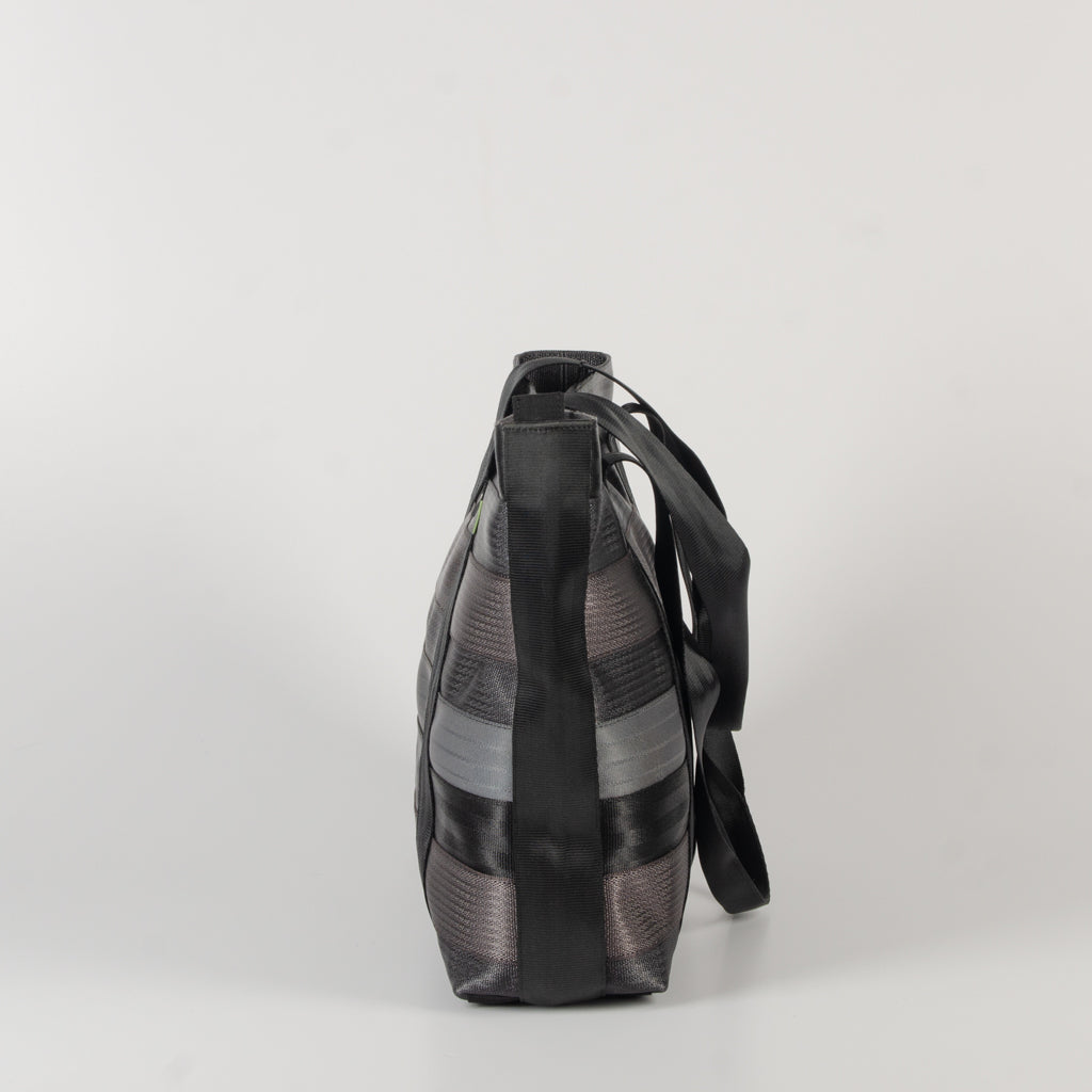Festival Tote In All Black Seat Belts