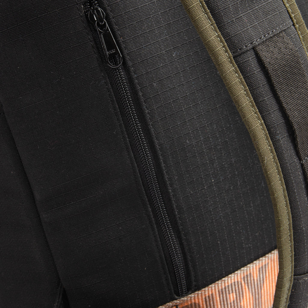 Back To School Backpack In Army Canvas & Cargo Belts With Cobra Buckle