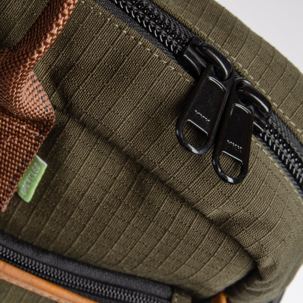 Hustler's Everyday Bag In Olive Green & Nubuck
