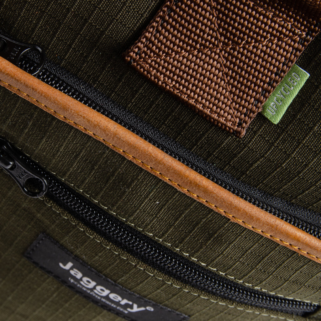 Hustler's Everyday Bag In Olive Green & Nubuck