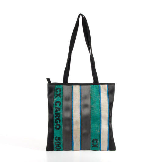 Dopika Jhola In Green Cargo With White & Black Seat Belts
