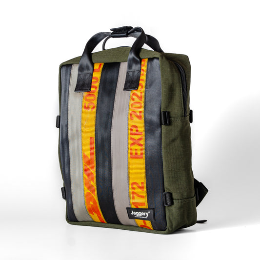 Arrive Backpack In Yellow/Red Cargo & Other Belts With Og Canvas