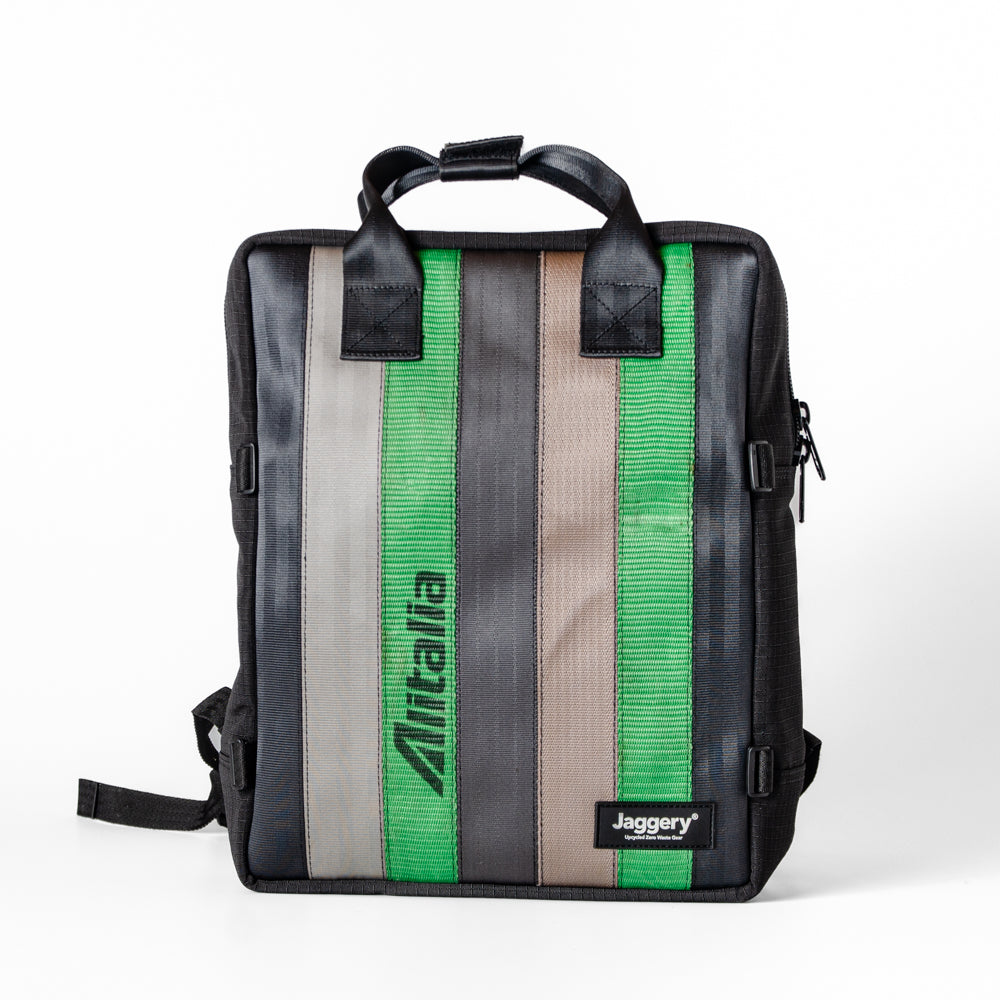 Arrive Backpack In Nostalgia Cargo & Other Belts With Black Canvas