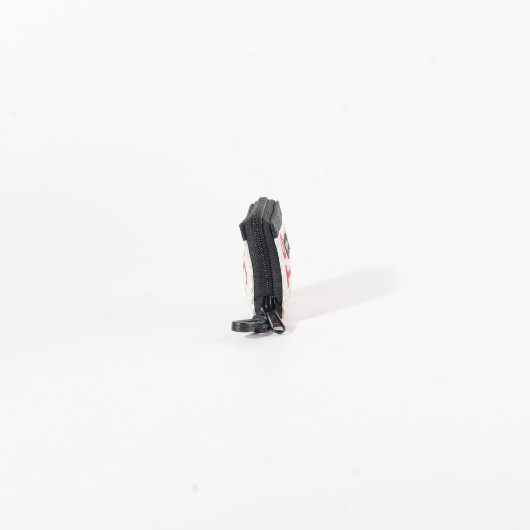 Zip Coin Xxl In White Red  Color Cargo