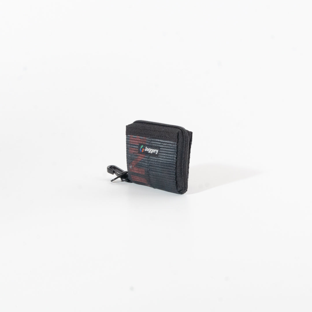 Zip Coin Xxl In Black Red  Color Cargo