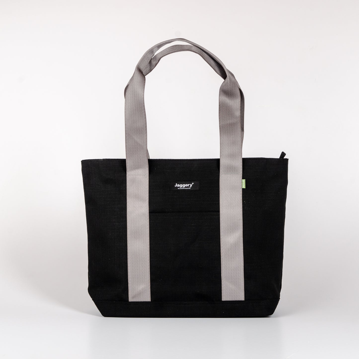 Tactical Tote In Og Black Canvas & Grey Seat Belts