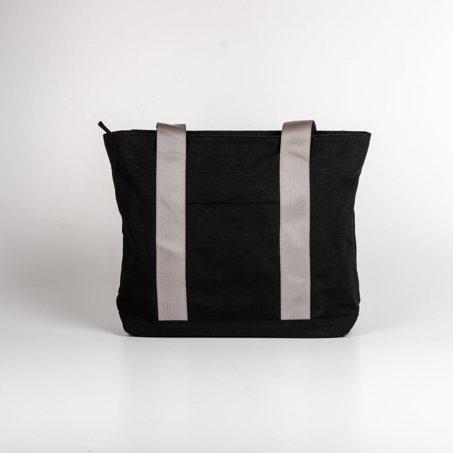 Tactical Tote In Og Black Canvas & Grey Seat Belts