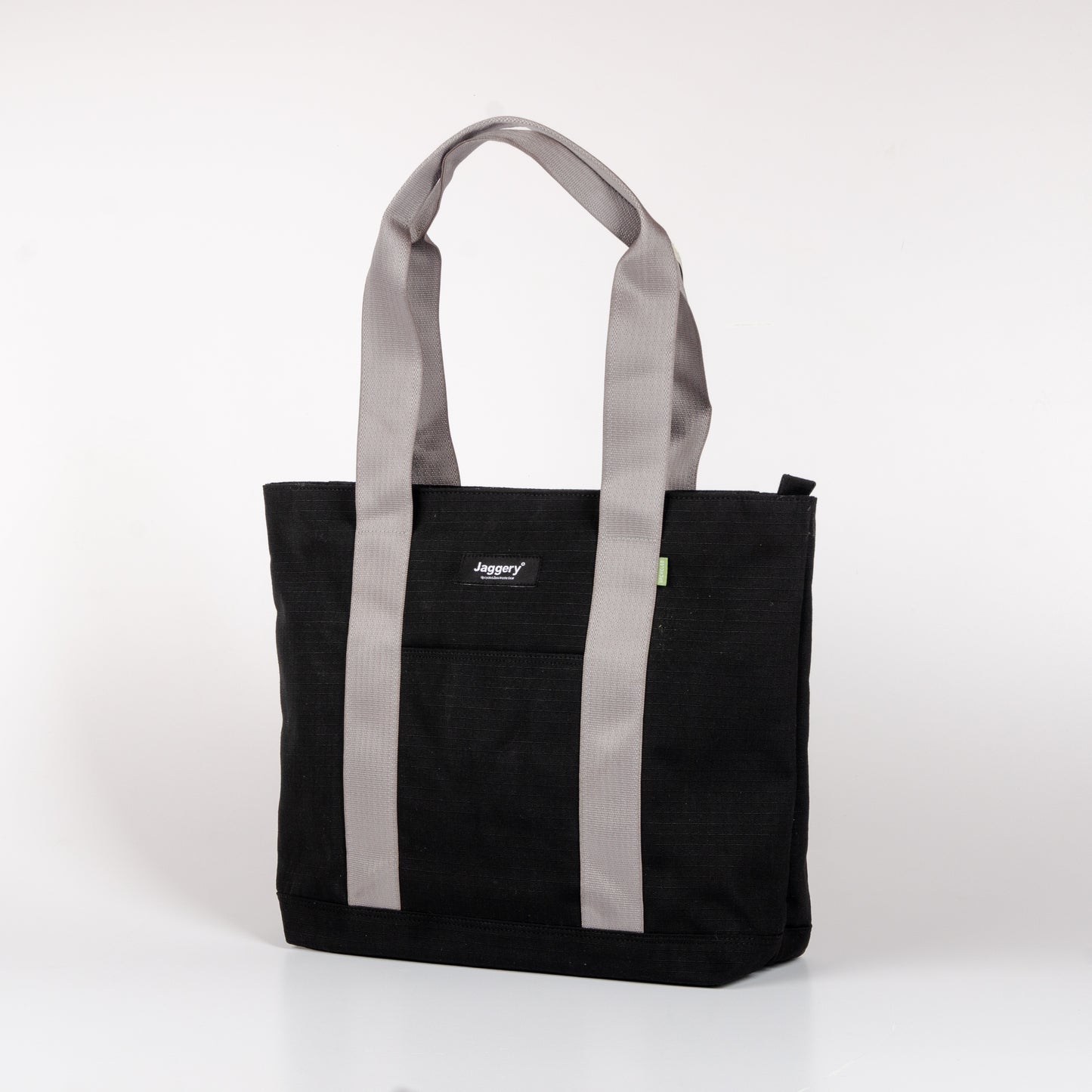 Tactical Tote In Og Black Canvas & Grey Seat Belts