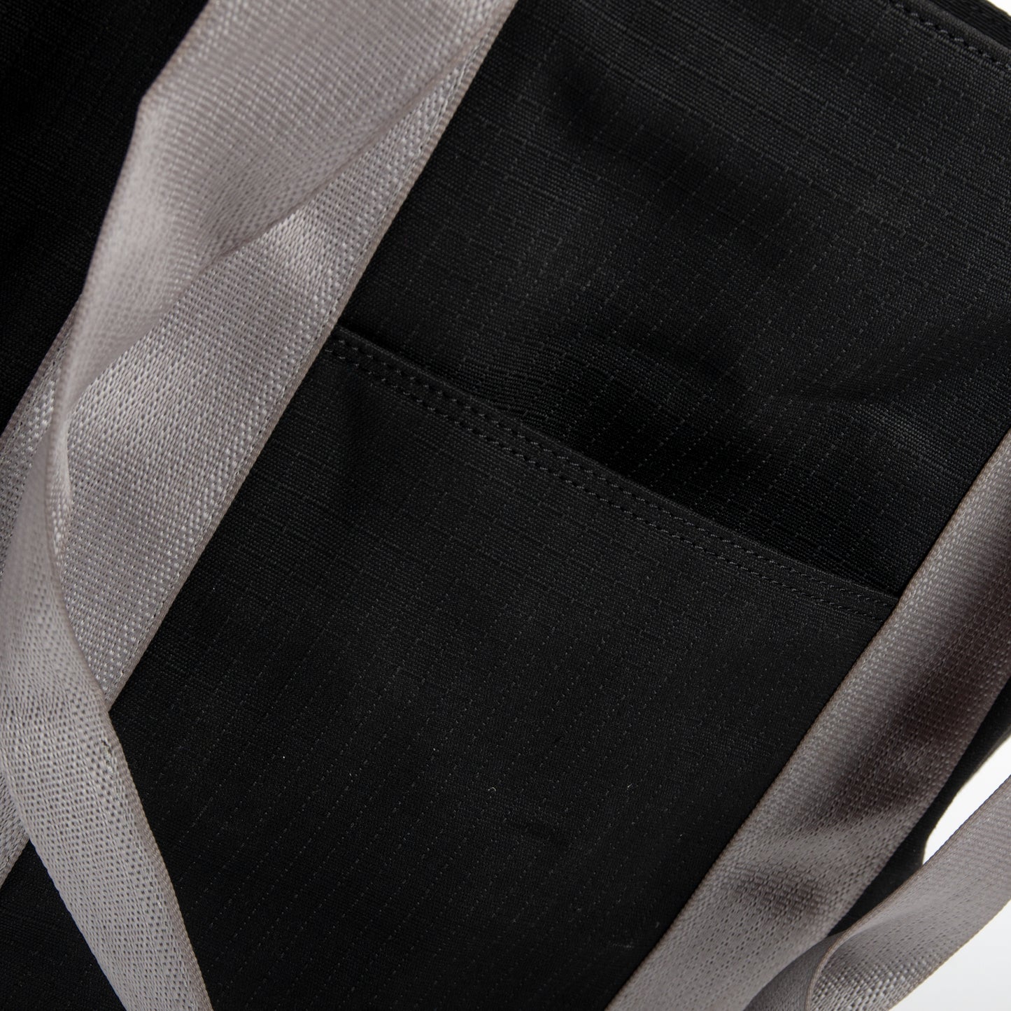 Tactical Tote In Og Black Canvas & Grey Seat Belts