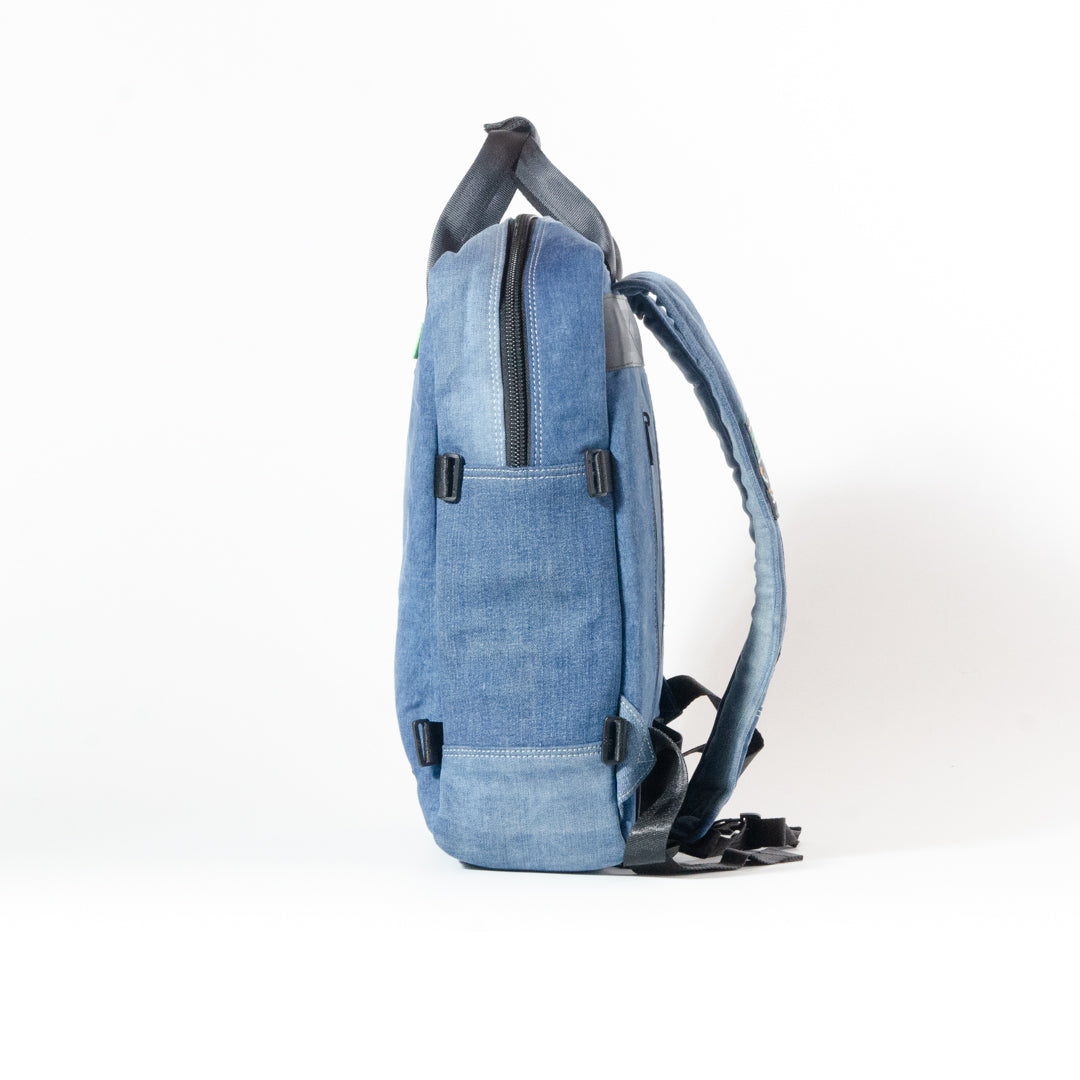 Arrive Backpack In Saved Jeans